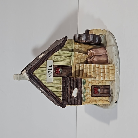 Breckenridge Holidays Porcelain "Country Village Christmas" Mill House VTG - Picture 1 of 6
